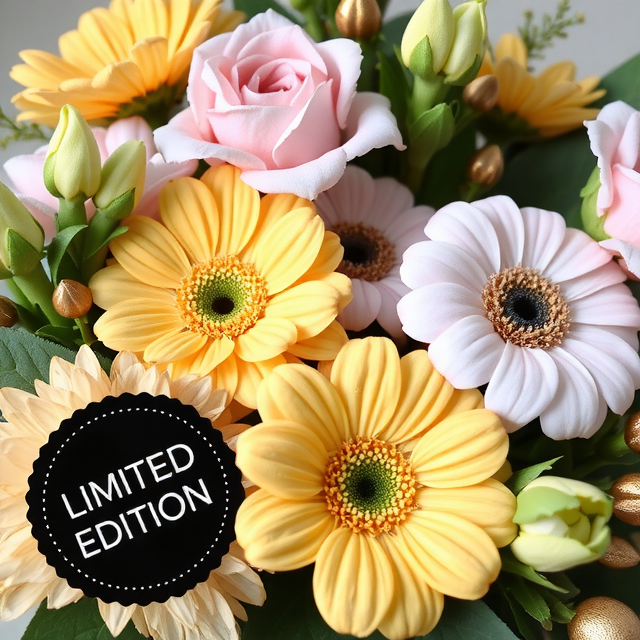 Sınırlı üretim çiçek aranjmanı